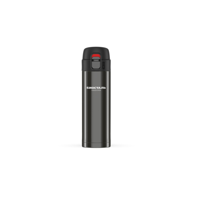 Термос-кружка BIOSTAL CROSSTOWN 0,42л вороненая сталь NMU-420V